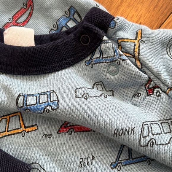 Gap Long Sleeve Romper with Cars - Picture 5 of 5
